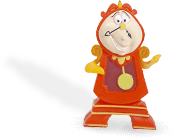 Beauty and the Beast Figurine : Cogsworth