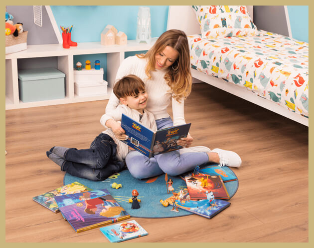 Share a special moment when reading with your child