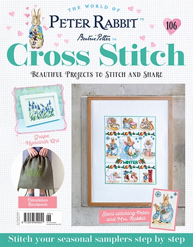 Peter Rabbit Cross Stitch Issue 106