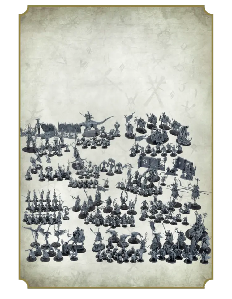Build your armies issue by issue & collect all of this