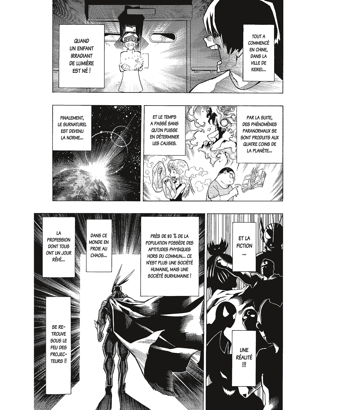 Feuilletez le tome 1 en édition grand format collector de My hero academia